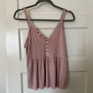 American eagle tank top light pink
